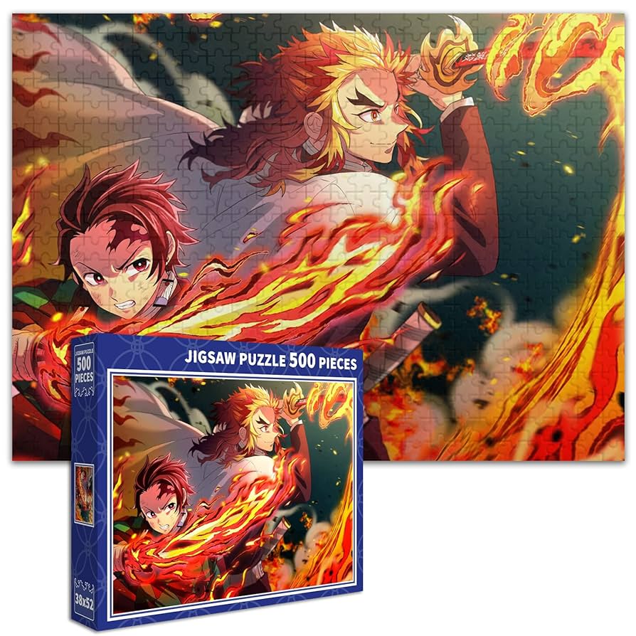 ジクソーパズル完成品アニメ　７２ｘ４９ｃｍ Amazon.co.jp: 鬼滅の刃 ジグソーパズル 500 PCS XGMZR214-9